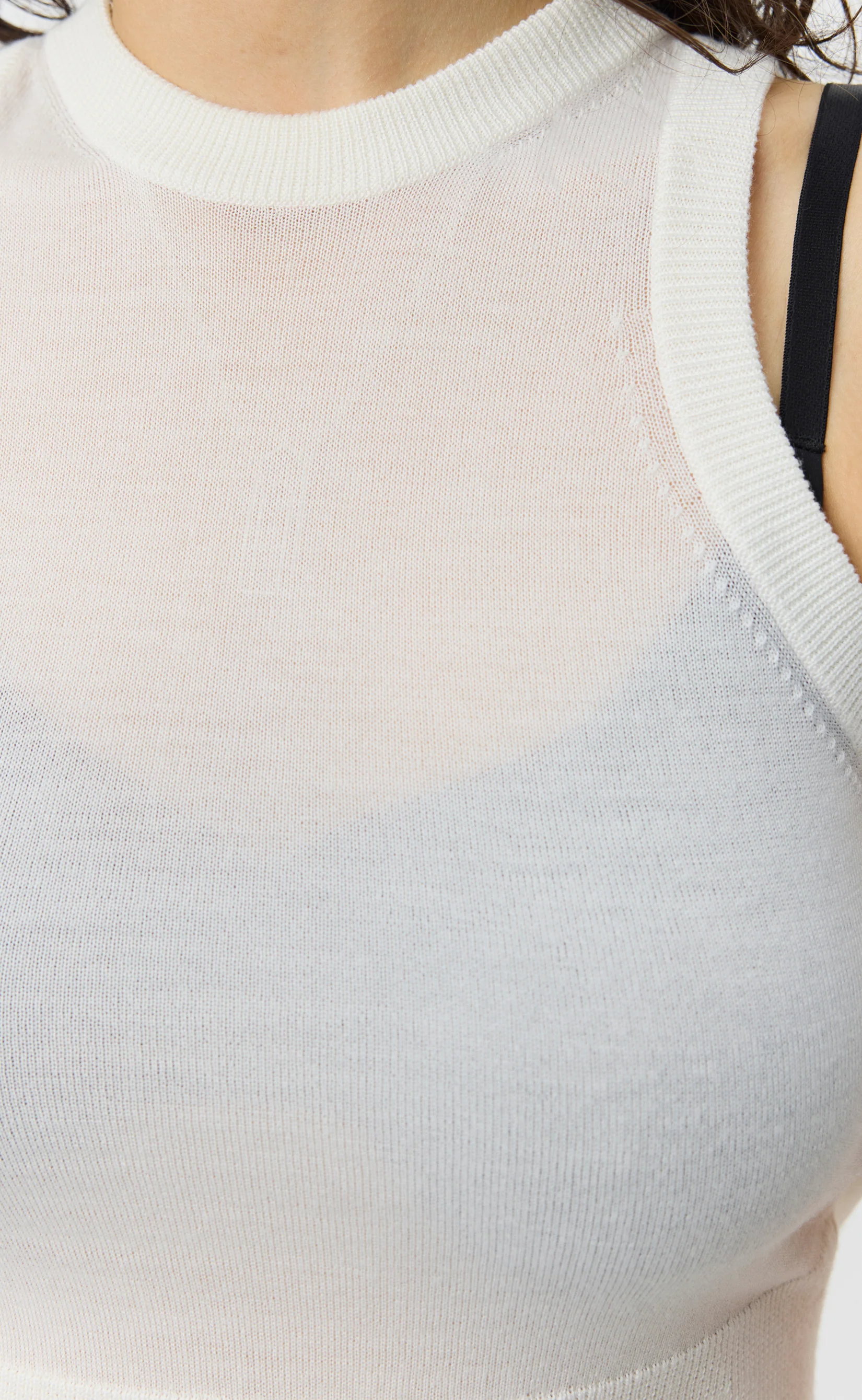 Appointment Top - Ecru Merino Silk - Image 5