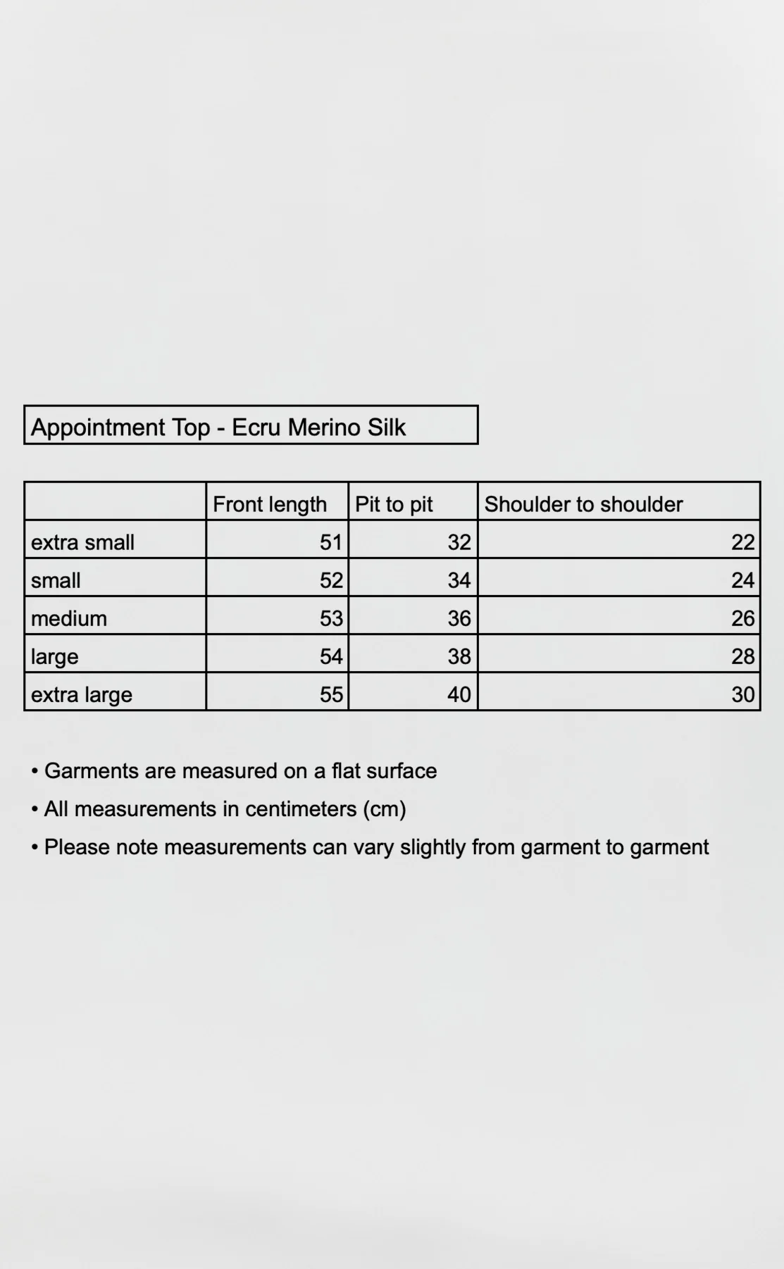 Appointment Top - Ecru Merino Silk - Image 6