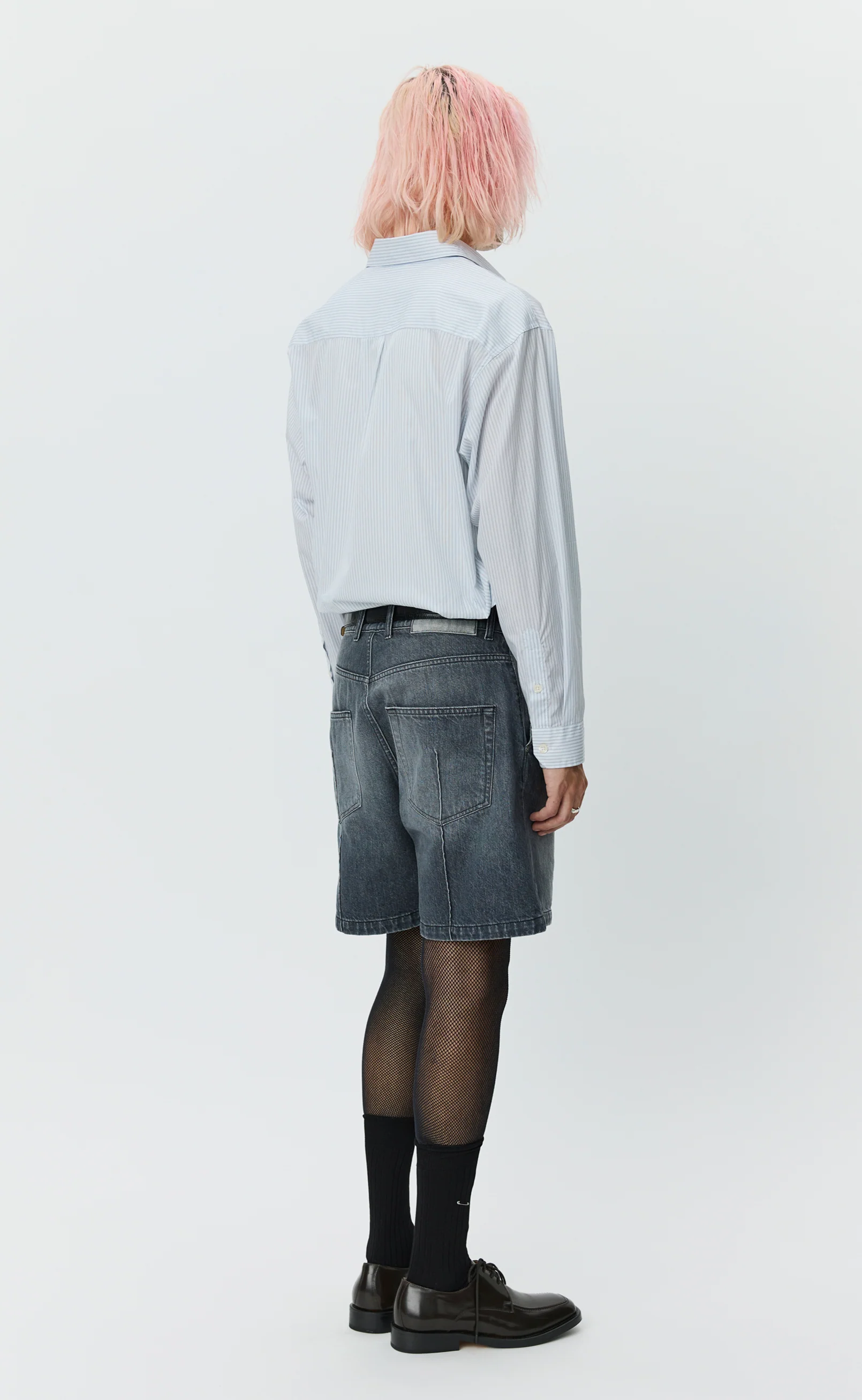 Ceremony Shorts - Stonewashed Grey - Image 4