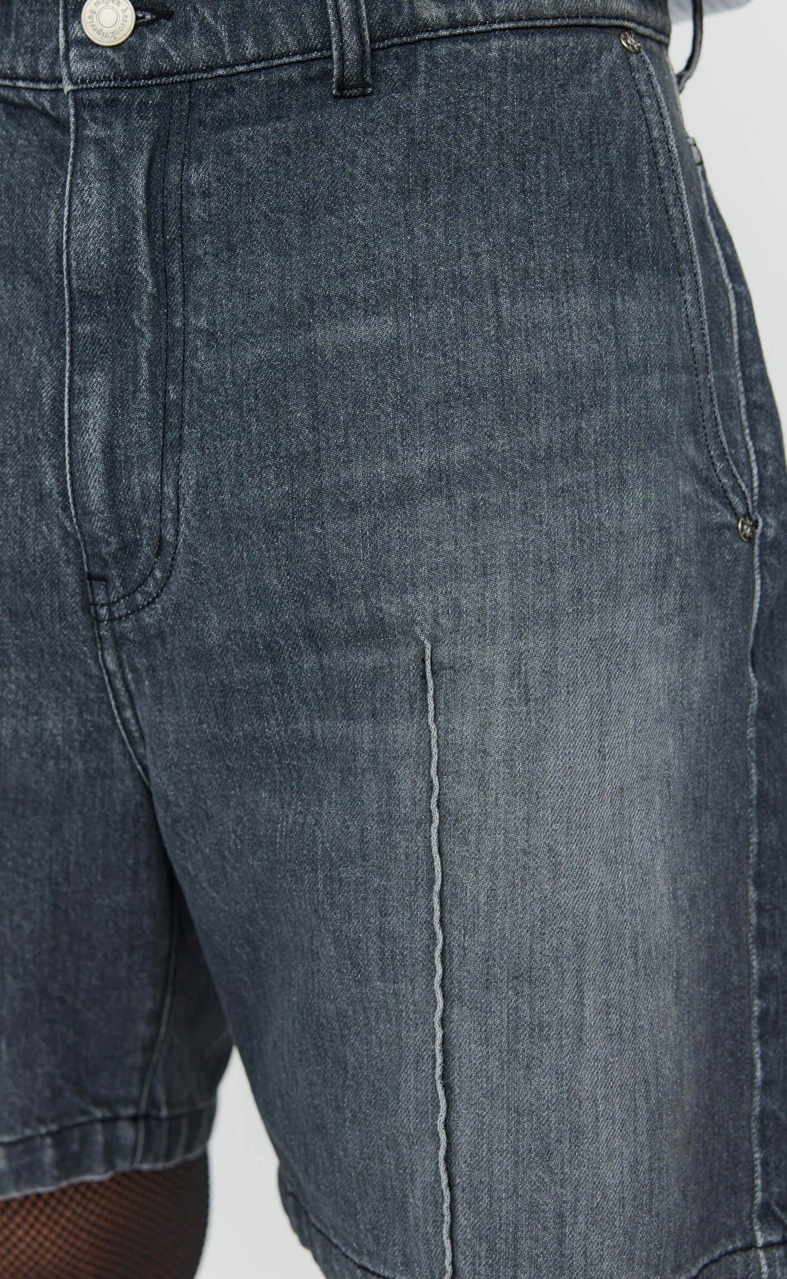 Ceremony Shorts - Stonewashed Grey - Image 5