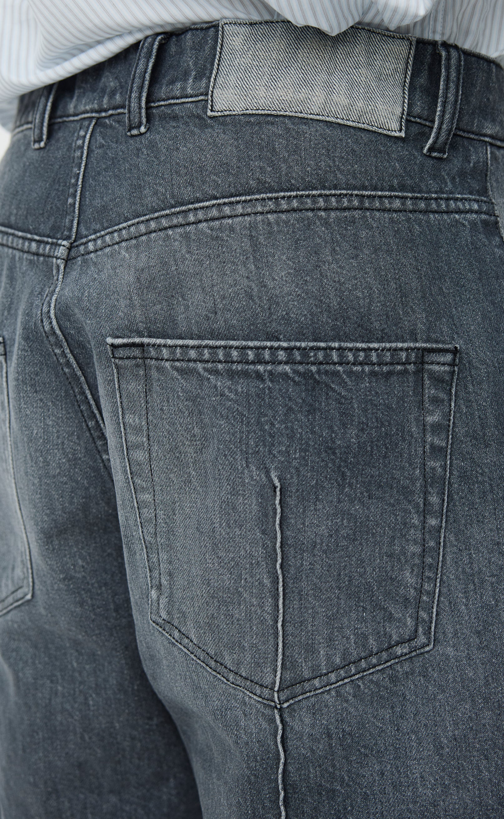 Ceremony Shorts - Stonewashed Grey - Image 6