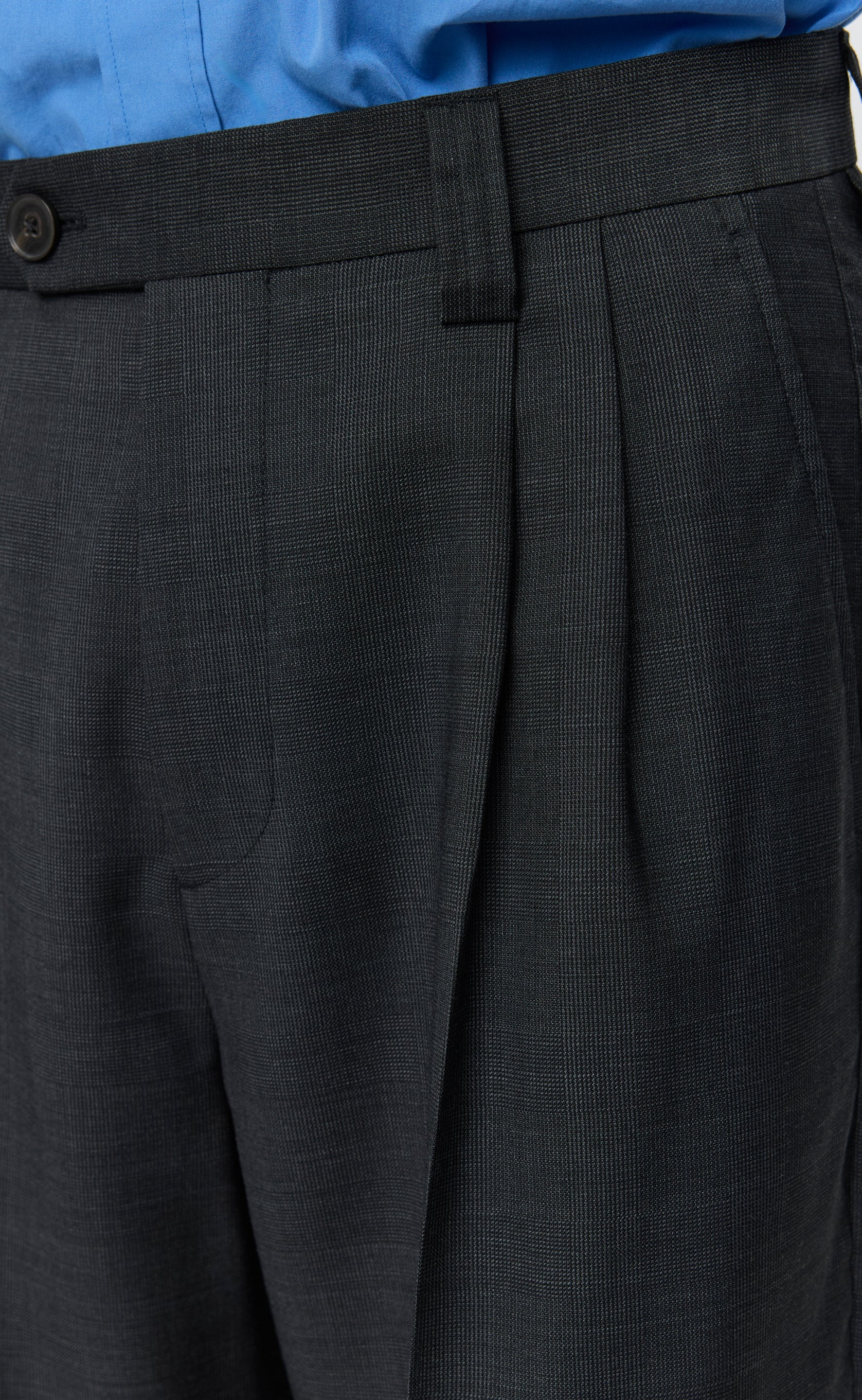 Classic Trousers - Grey Check - Image 3