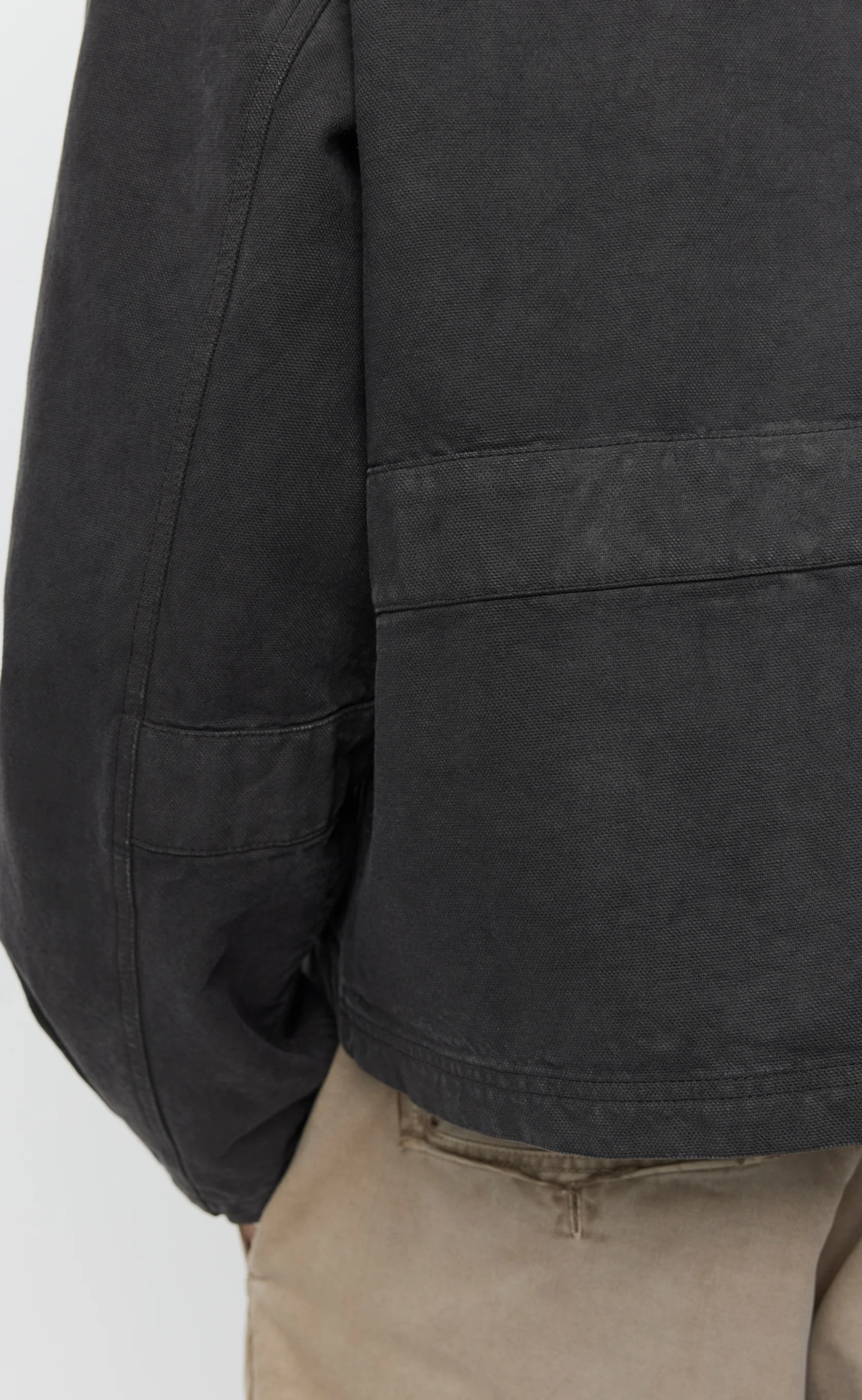 Courier Jacket - Washed Grey Canvas - Image 7