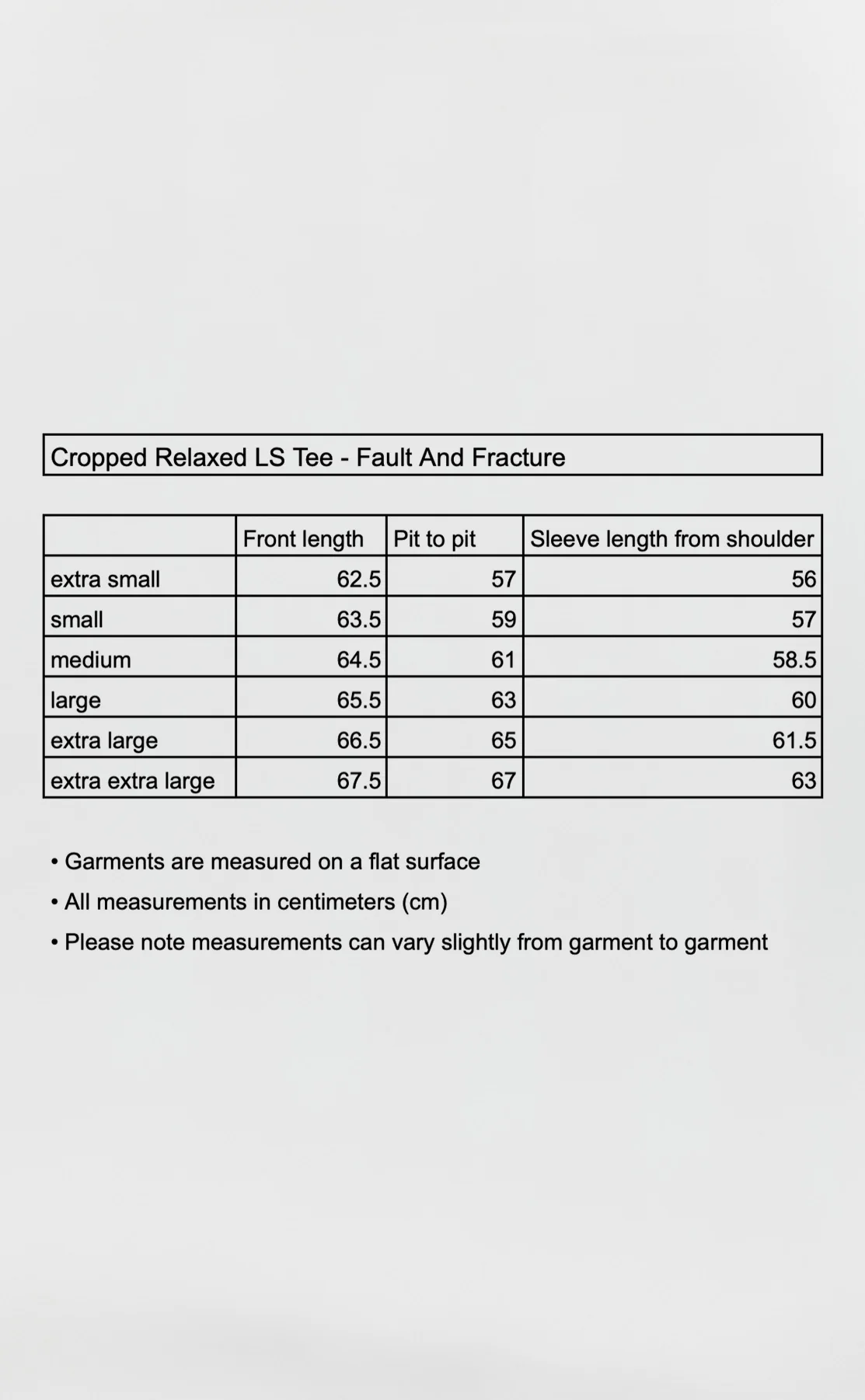 Cropped Relaxed LS Tee - Fault and Fracture - Image 6
