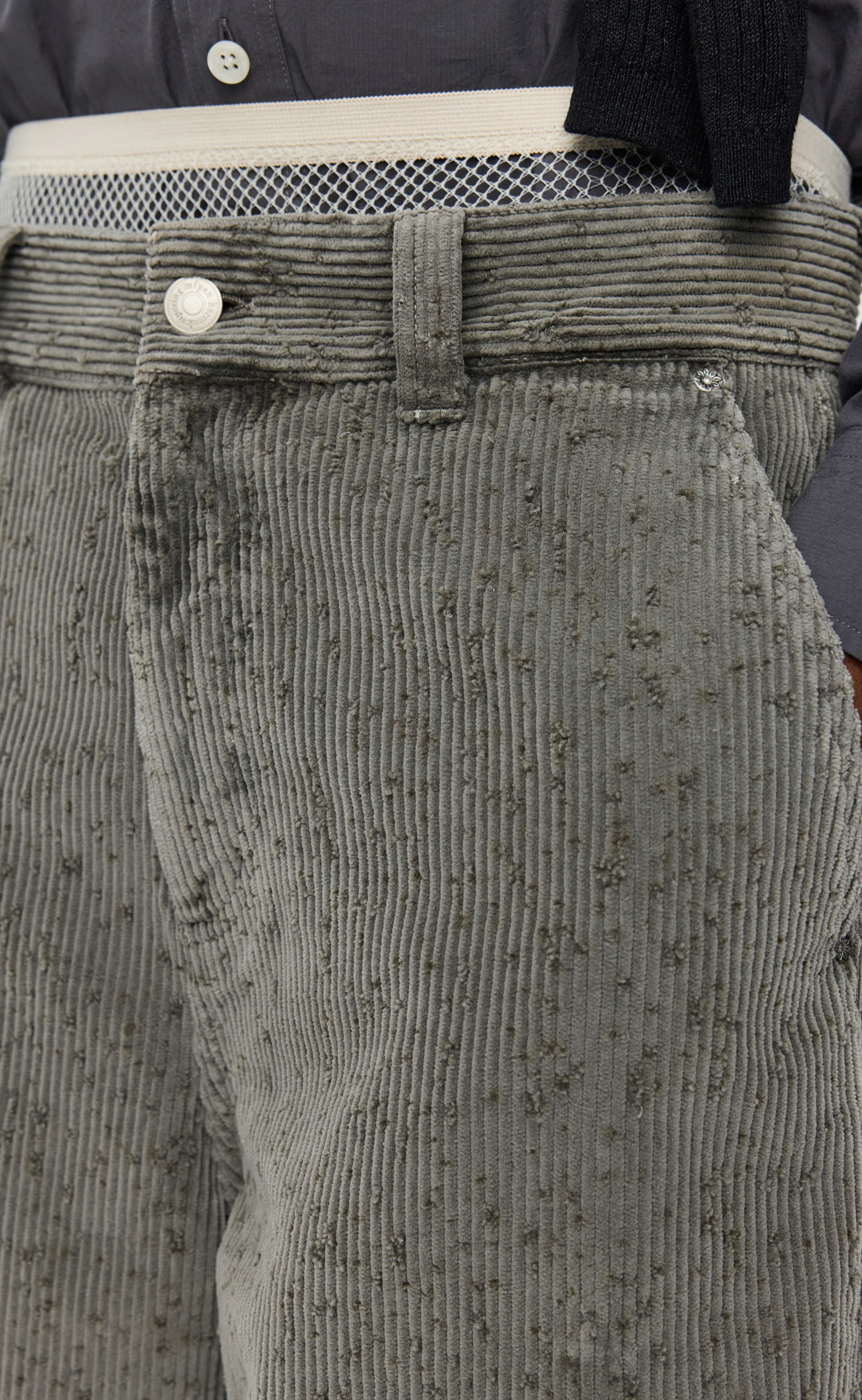 Edition Cord Shorts - Taupe Punch Out - Image 4