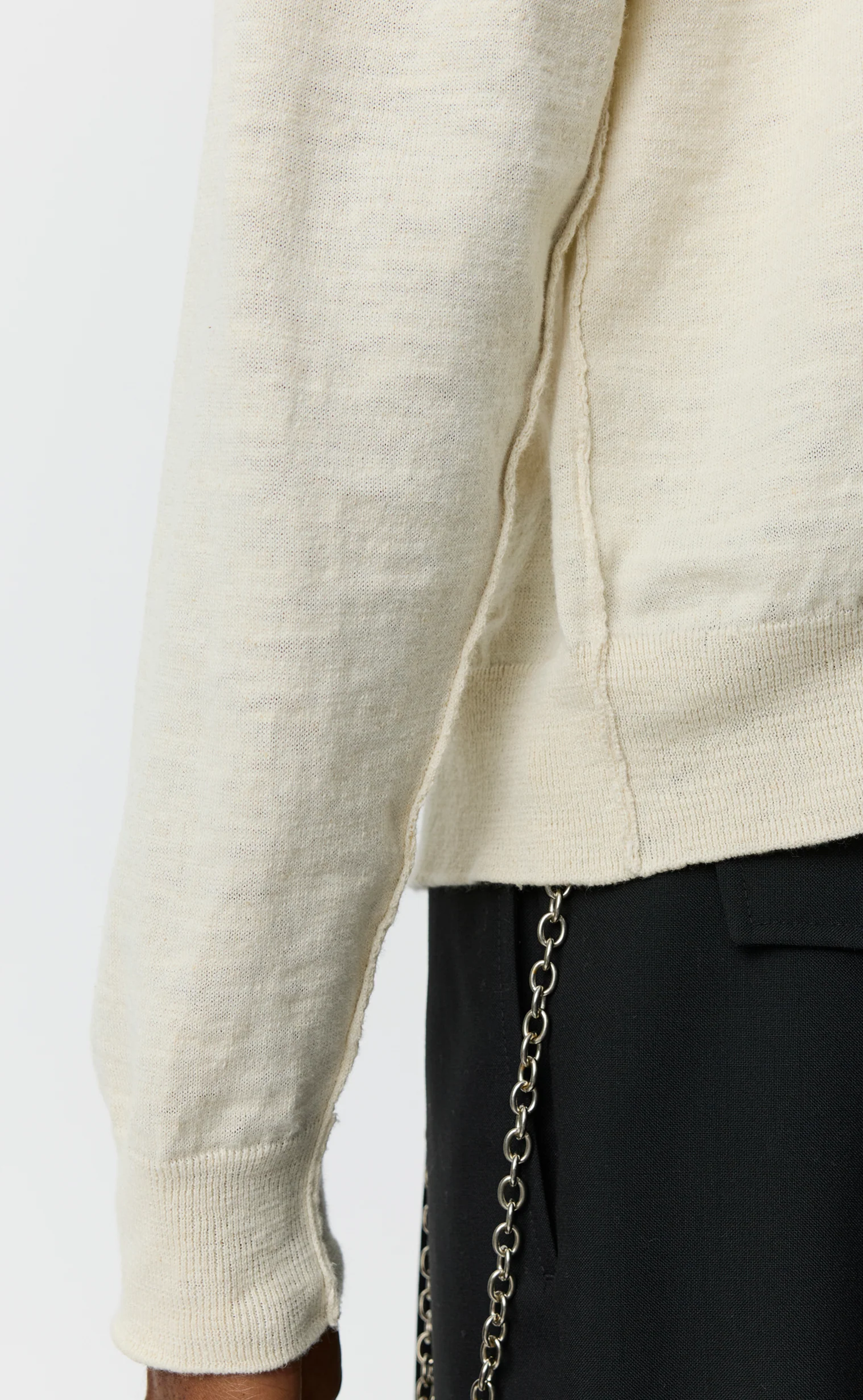 Formal Cardigan - Off White - Image 7