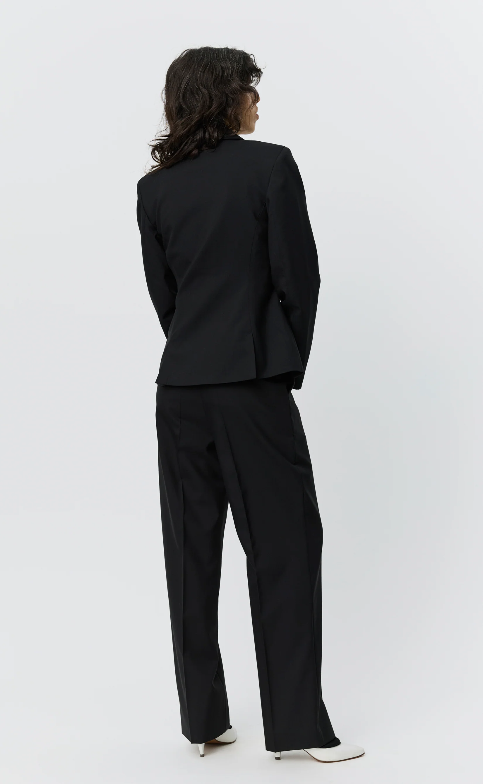 Index Blazer - Black Tropical Wool - Image 4
