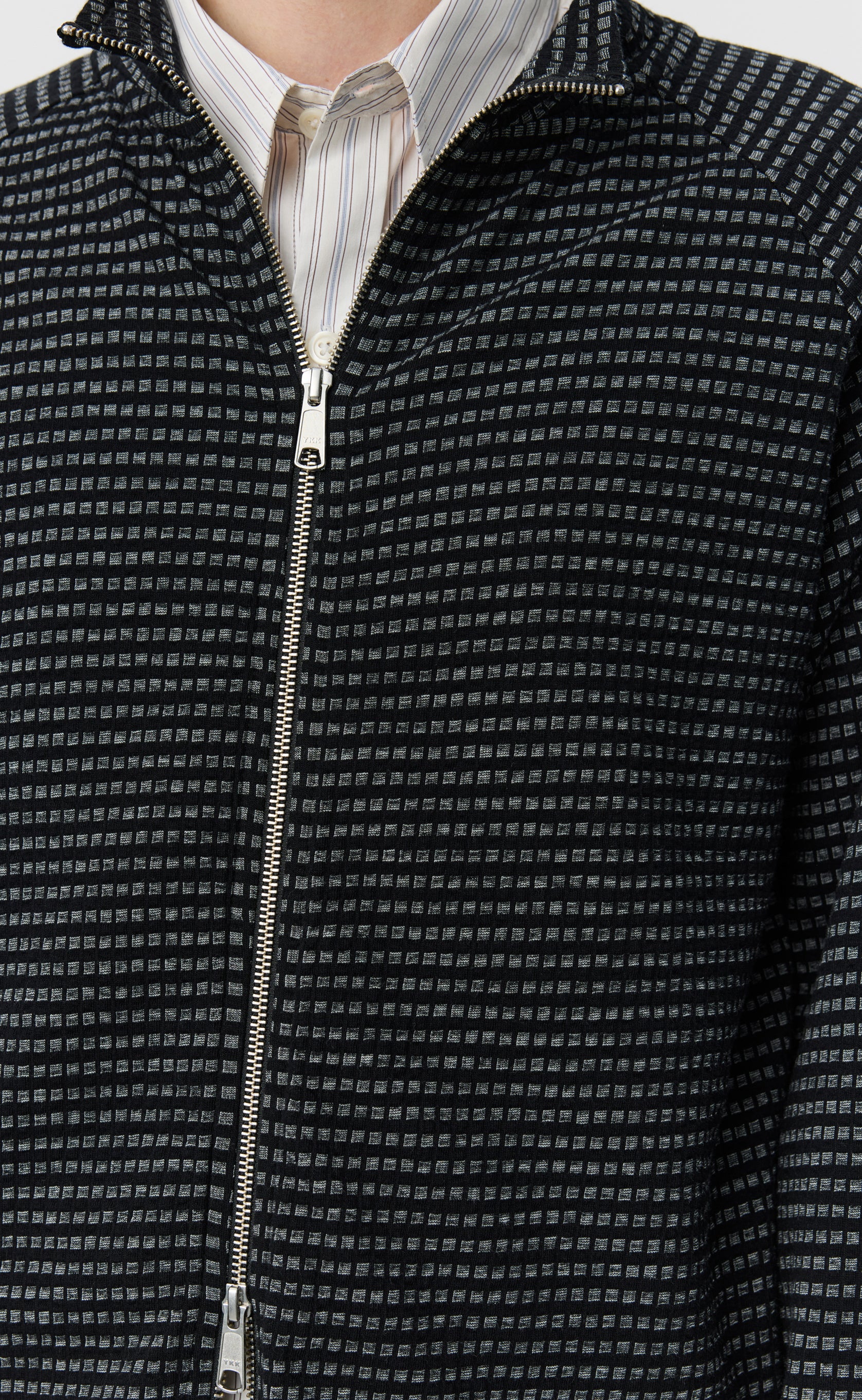 Leisure Zip Up - Black Experienced Check - Image 4