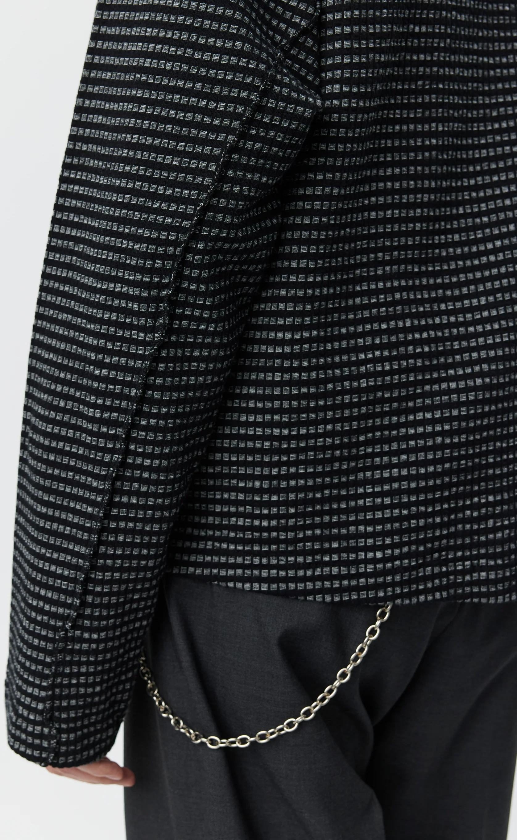 Leisure Zip Up - Black Experienced Check - Image 5