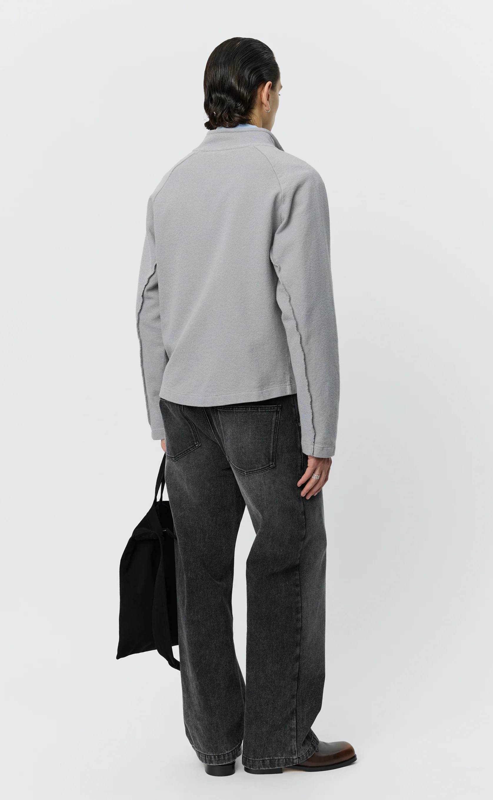 Leisure Zip Up - Mineral Grey Needle Jump - Image 3