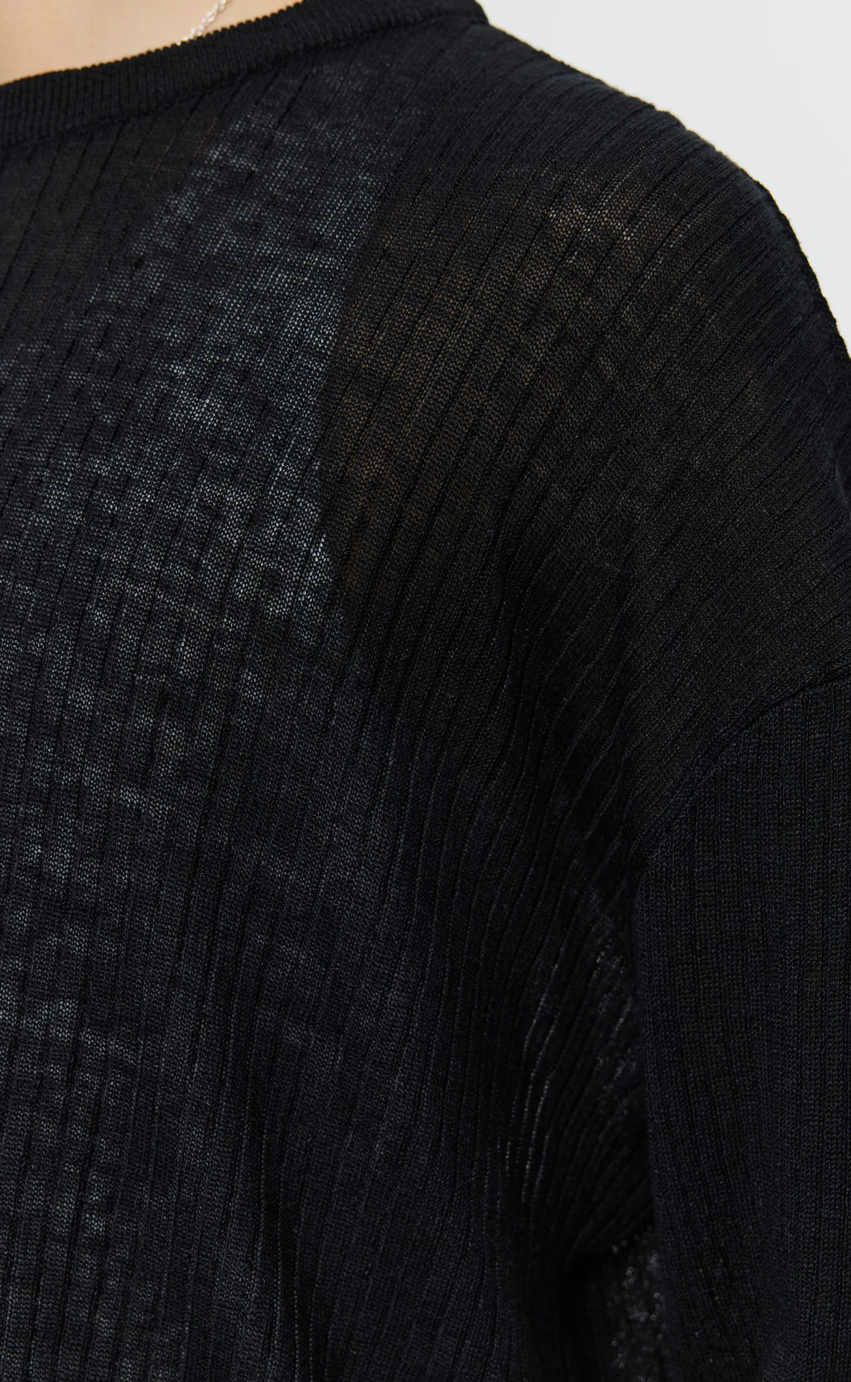 Companion Jumper - Black Rib - Image 4
