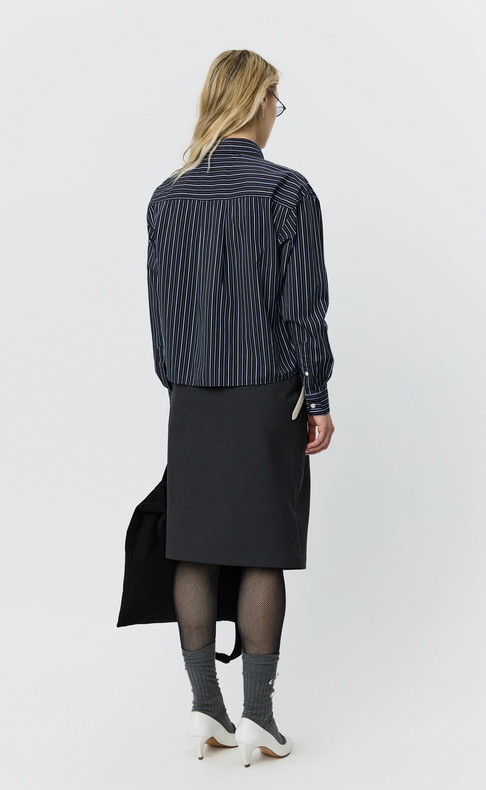 New Format Shirt - Black Office Stripe - Image 3