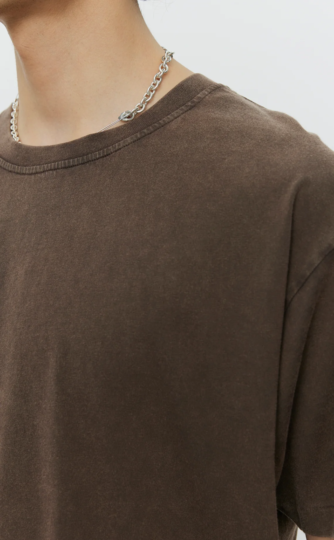New Tee - Washed Brown - Image 4