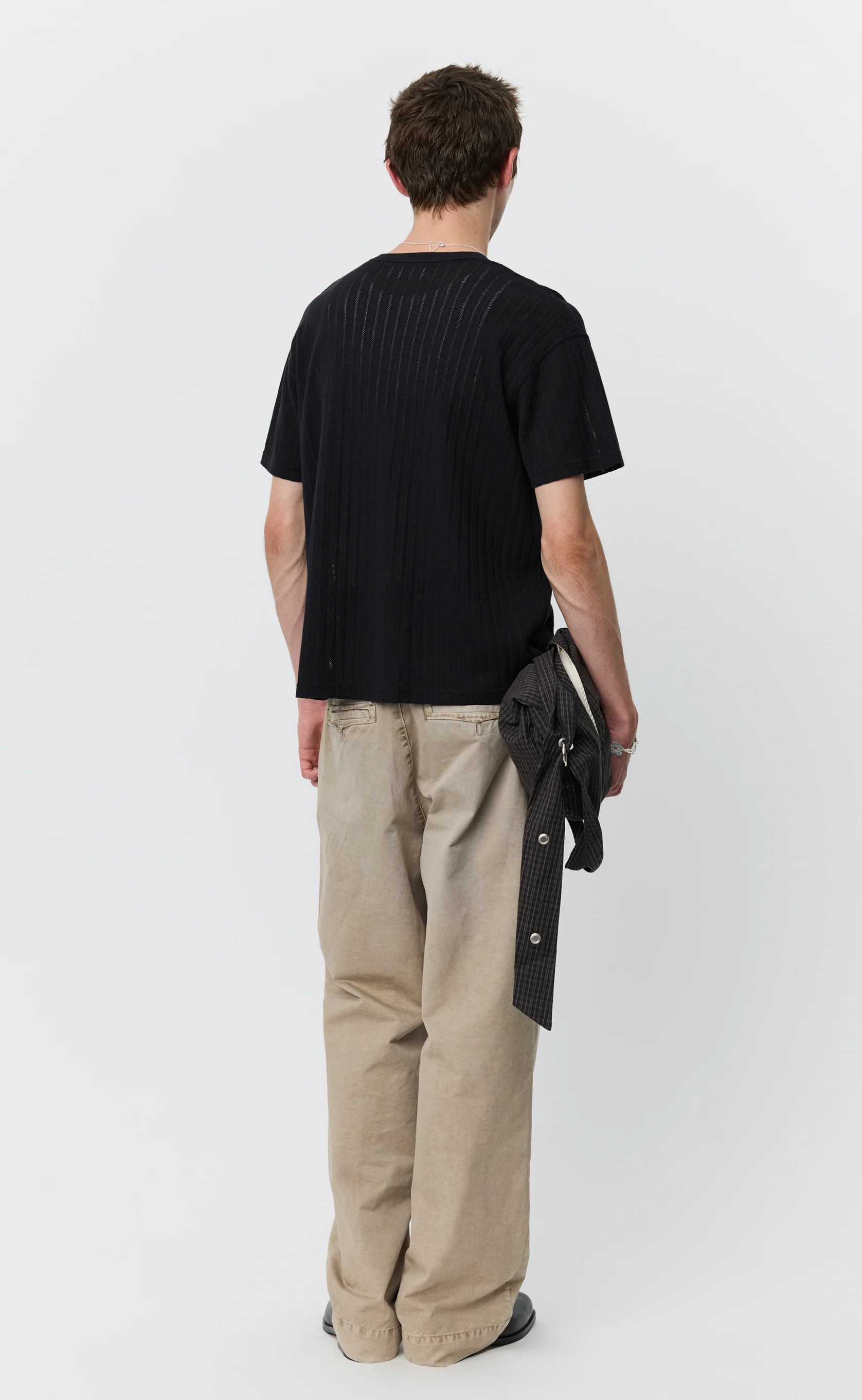 Ornament Tee - Black Lace Stripe - Image 3