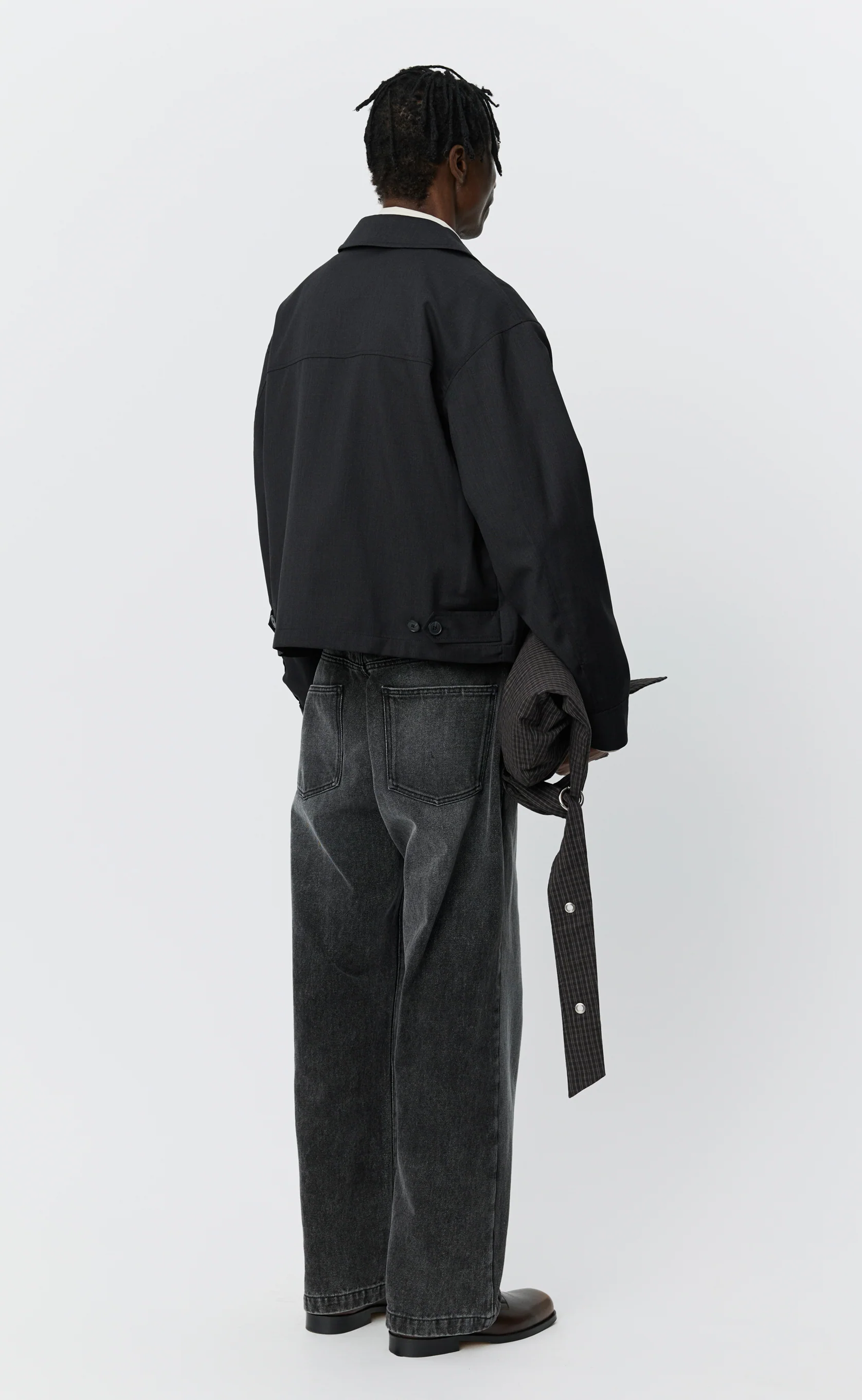 Postal Jacket - Anthracite Wool - Image 6