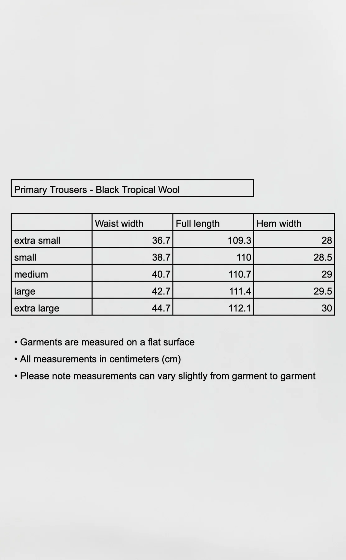 Primary Trousers - Black Tropical Wool - Image 5