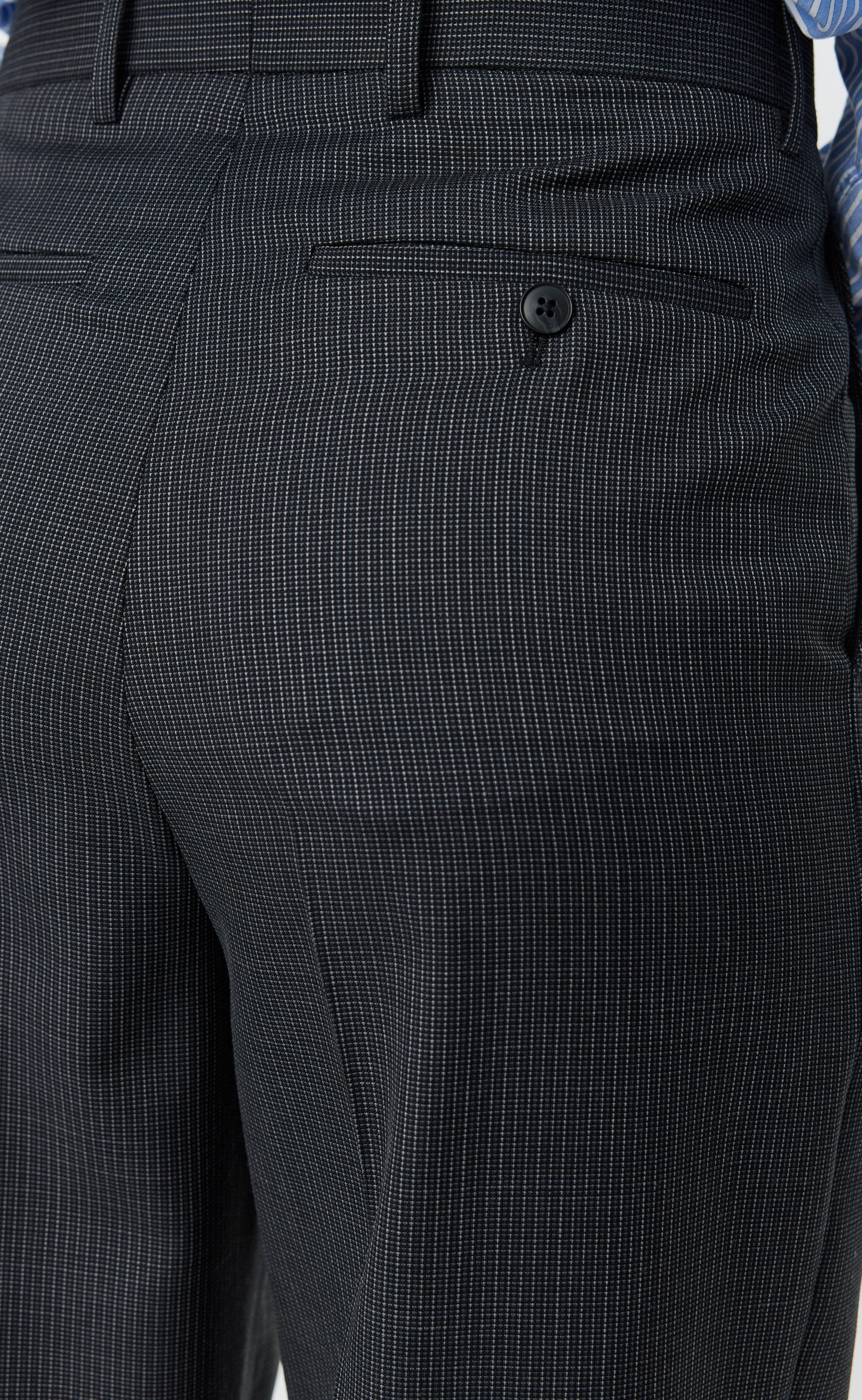 Primary Trousers - Grey Check - Image 4