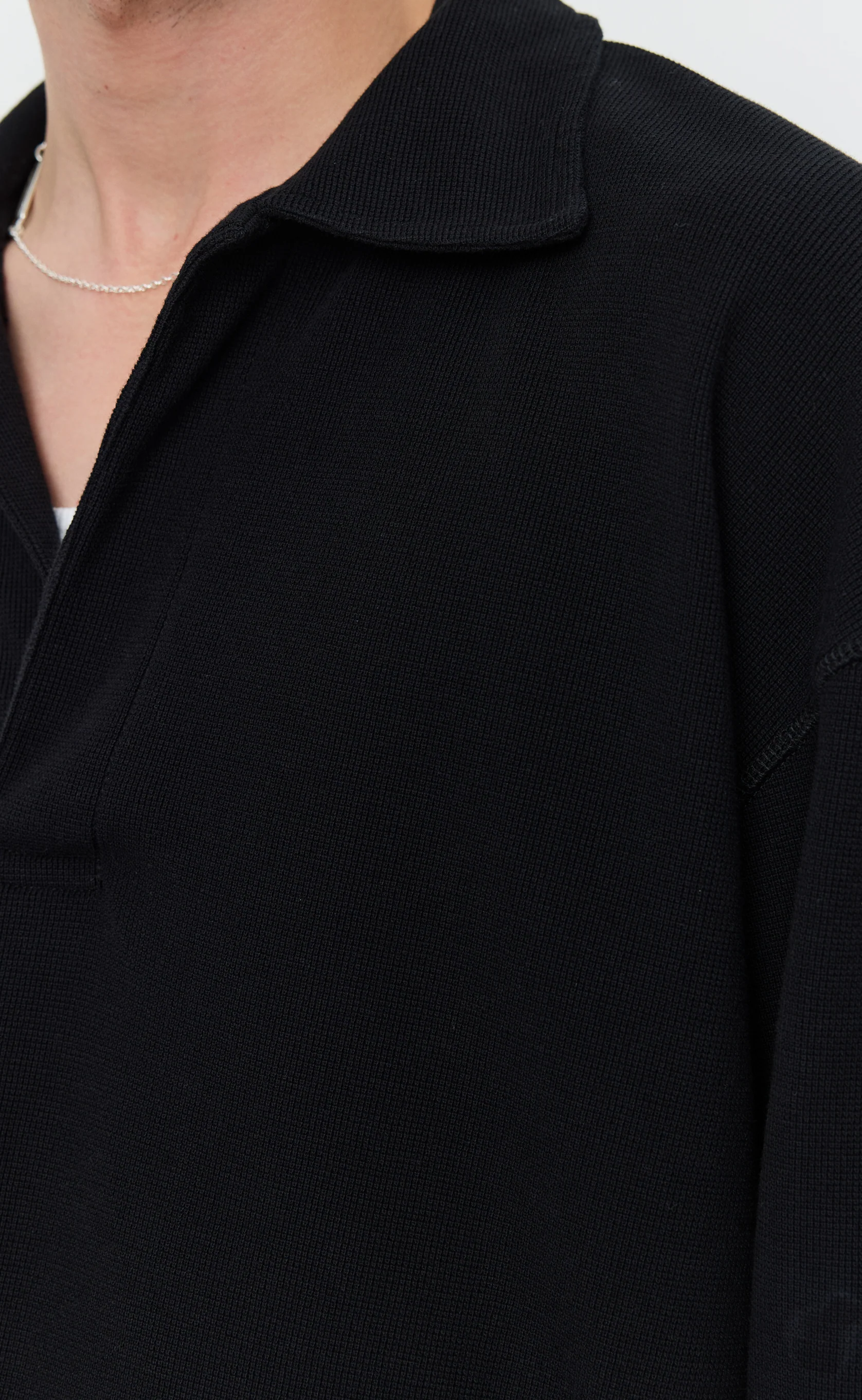 Rolodex Polo - Black Piquet - Image 4