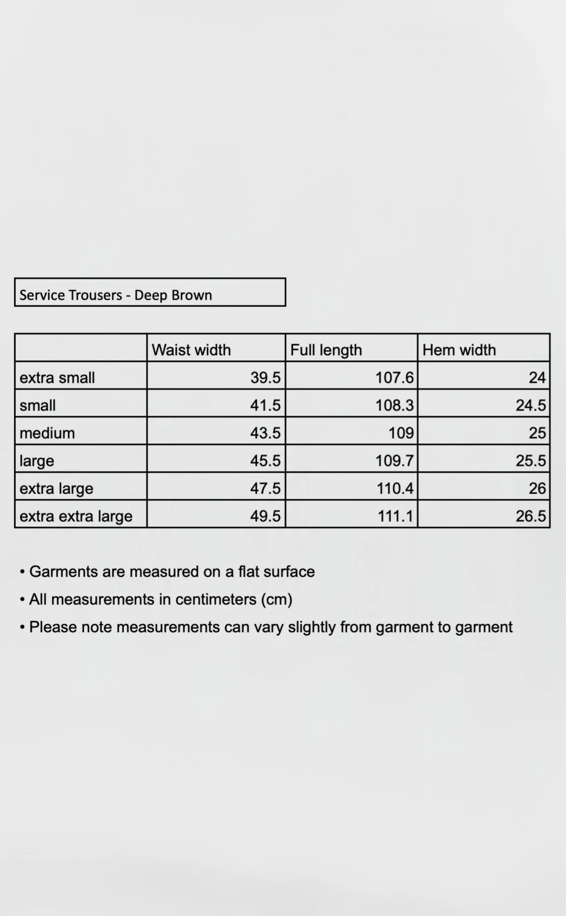 Service Trousers - Deep Brown - Image 5