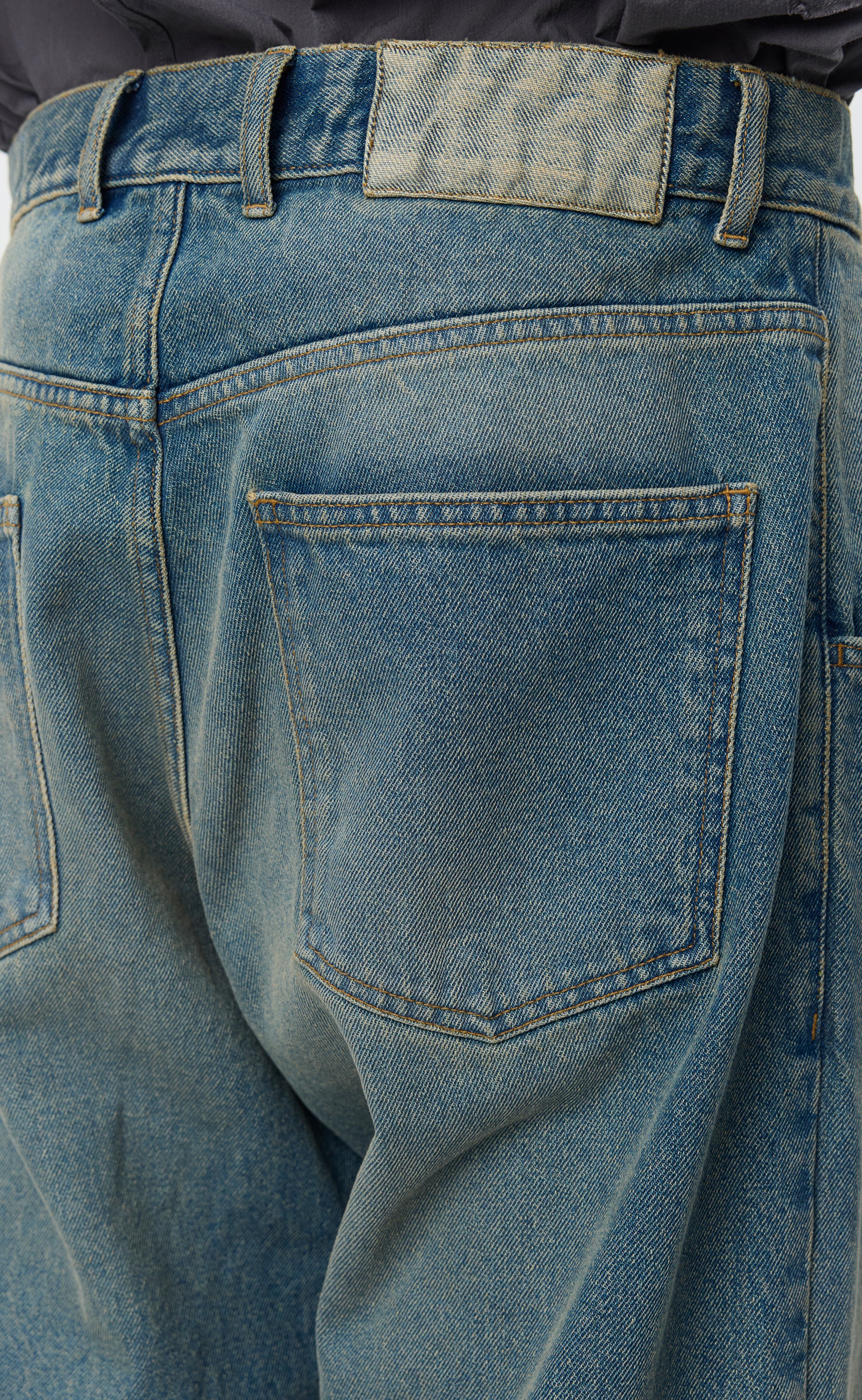 Straight Cut Jeans - Vintage Blue - Image 5