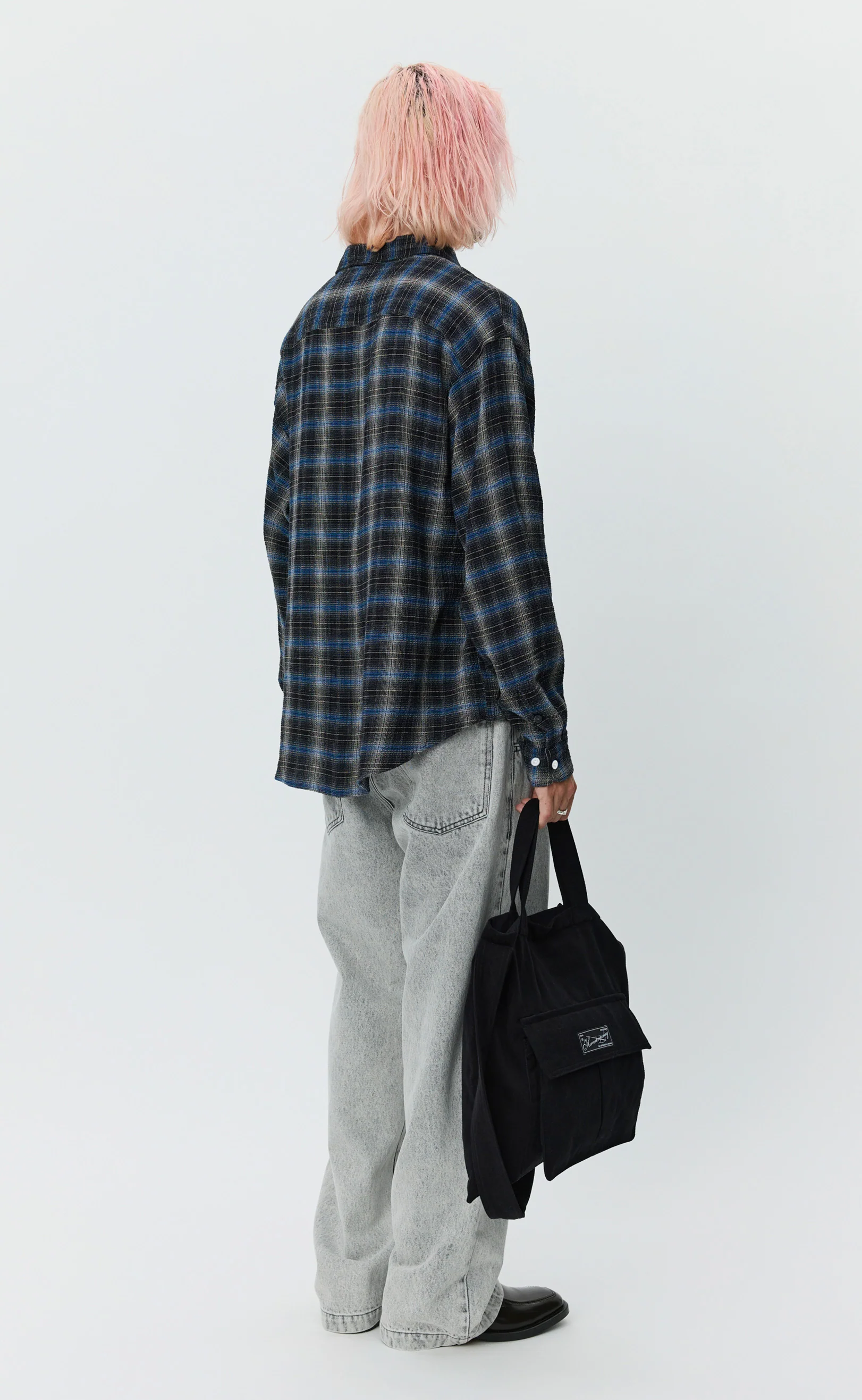 Vacation Shirt - Black Shadow Check - Image 3